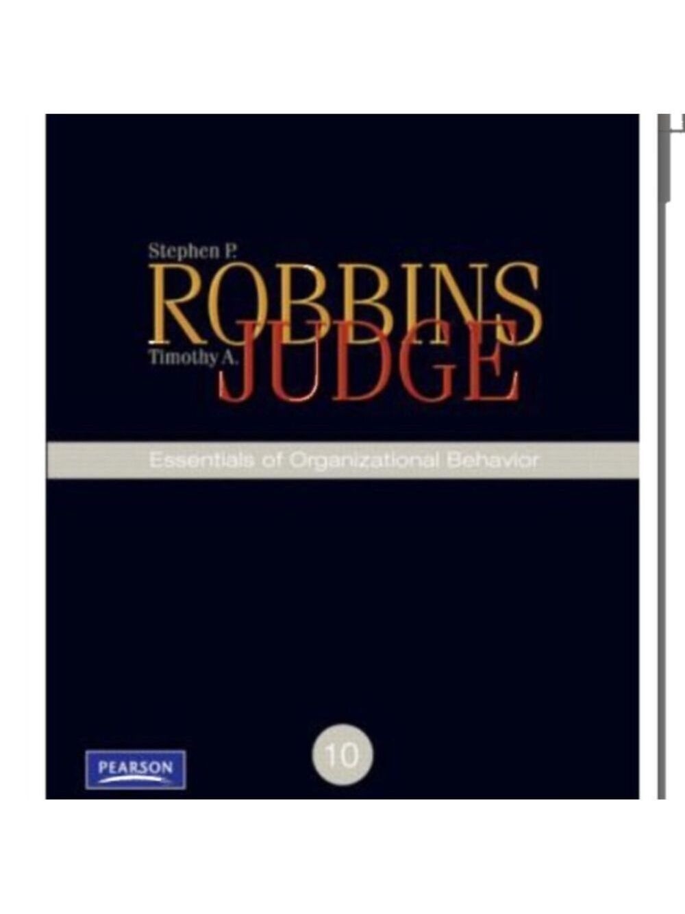 Essentials of Organizational Behavior Textbook